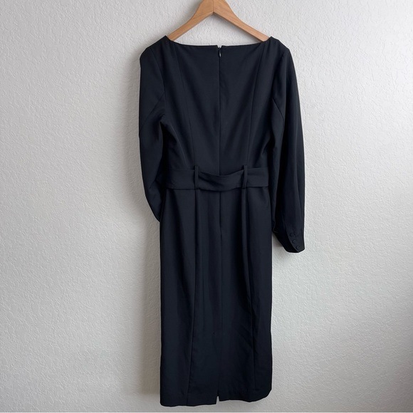 Fame And Partners The Maiden Dress Midi Sweetheart Sheath - Picture 12 of 14